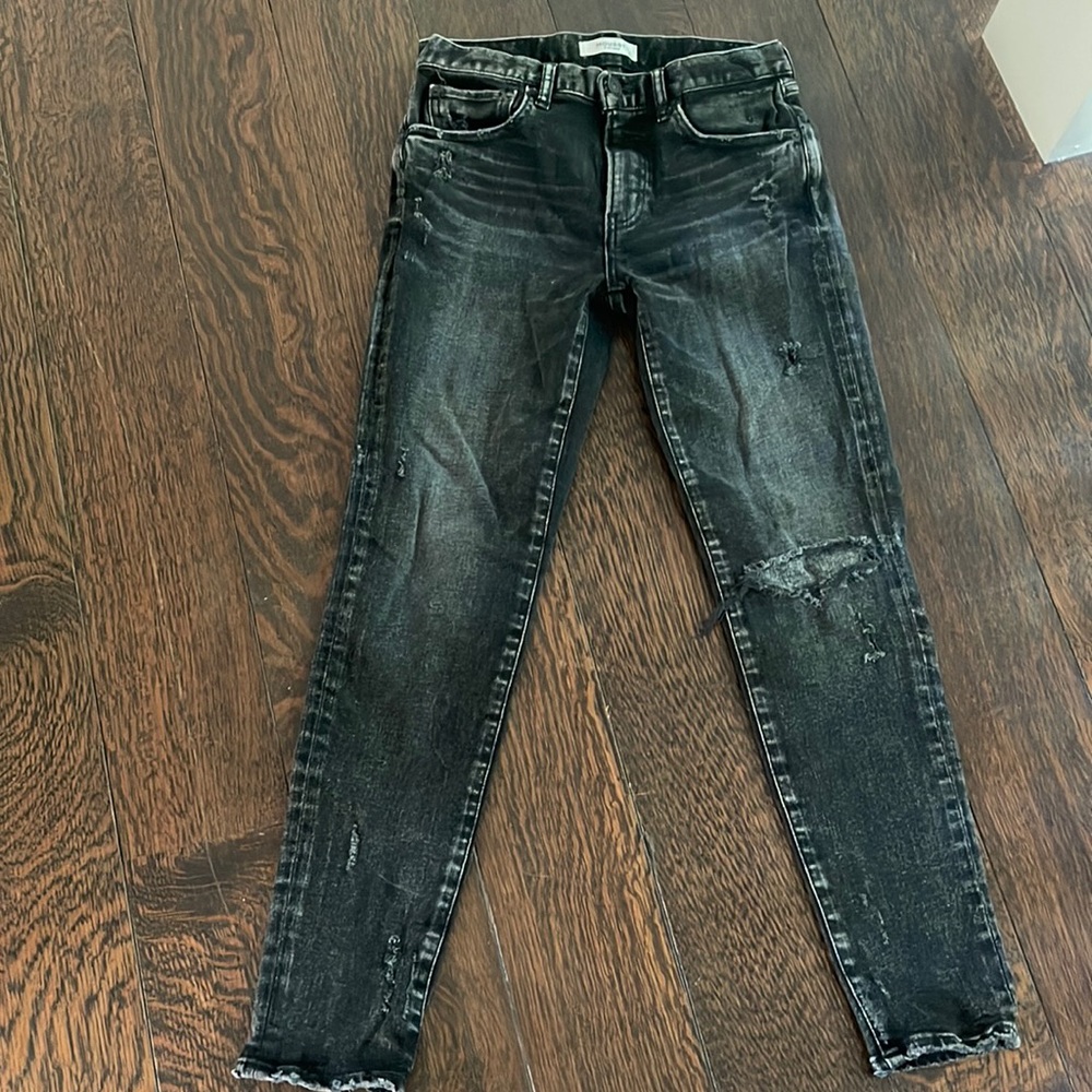 Moussy black skinny jeans